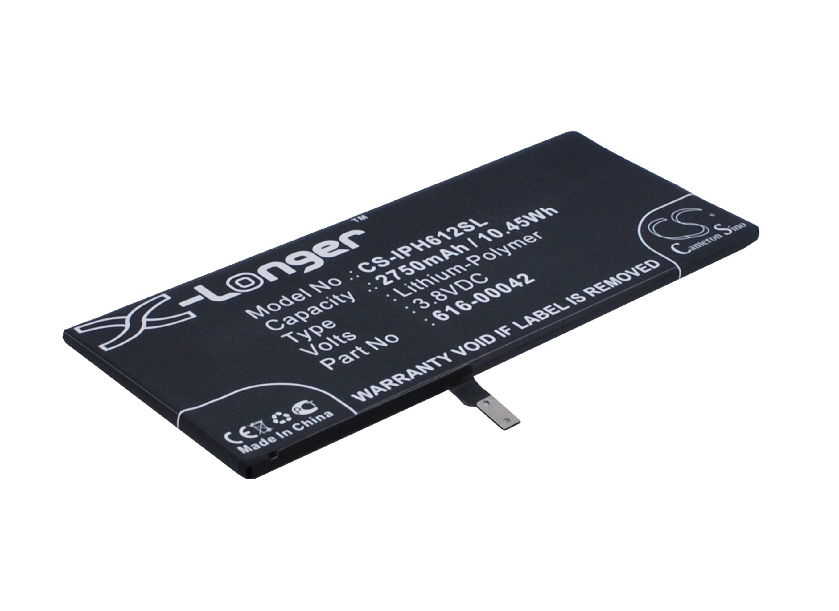 Аккумулятор CS-IPH612SL для iPhone 6S Plus 3.8V / 2750mAh / 10.45Wh