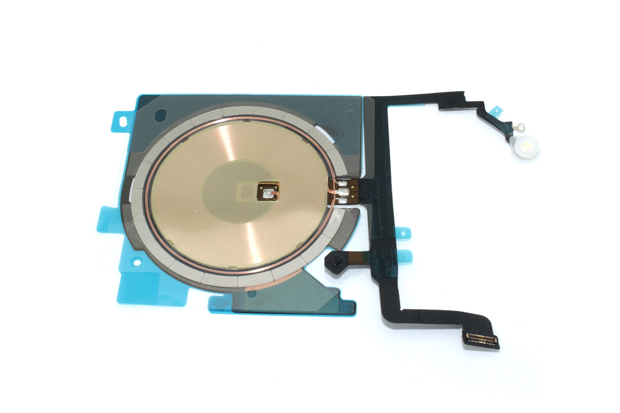 Шлейф беспроводной зарядки, вспышки и микрофона для iPhone 15 Plus (A3094) or ic