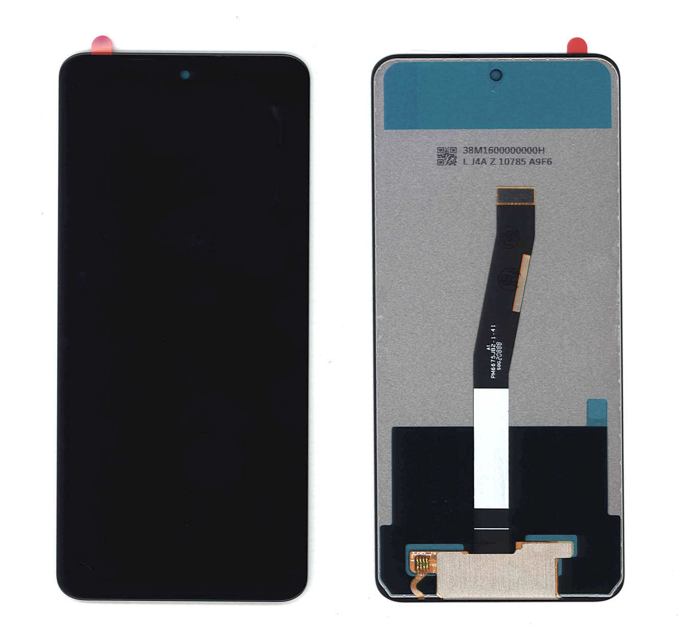 Дисплей для Xiaomi Redmi Note 9S, Redmi Note 9 Pro в сборе с тачскрином (copy) черный