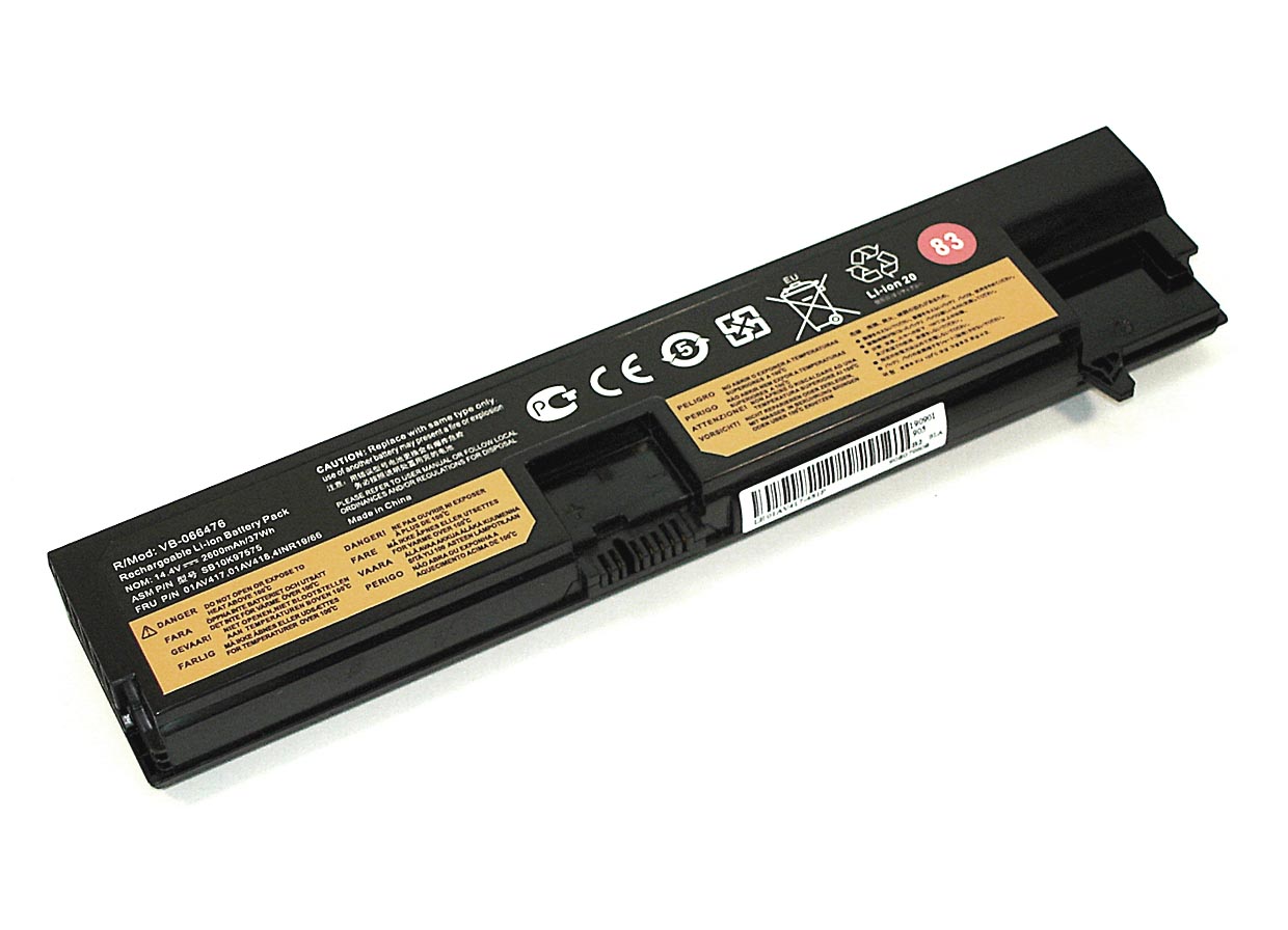 Аккумуляторная батарея для ноутбука Lenovo ThinkPad E575 (01AV415) 14.4V 2200mAh OEM