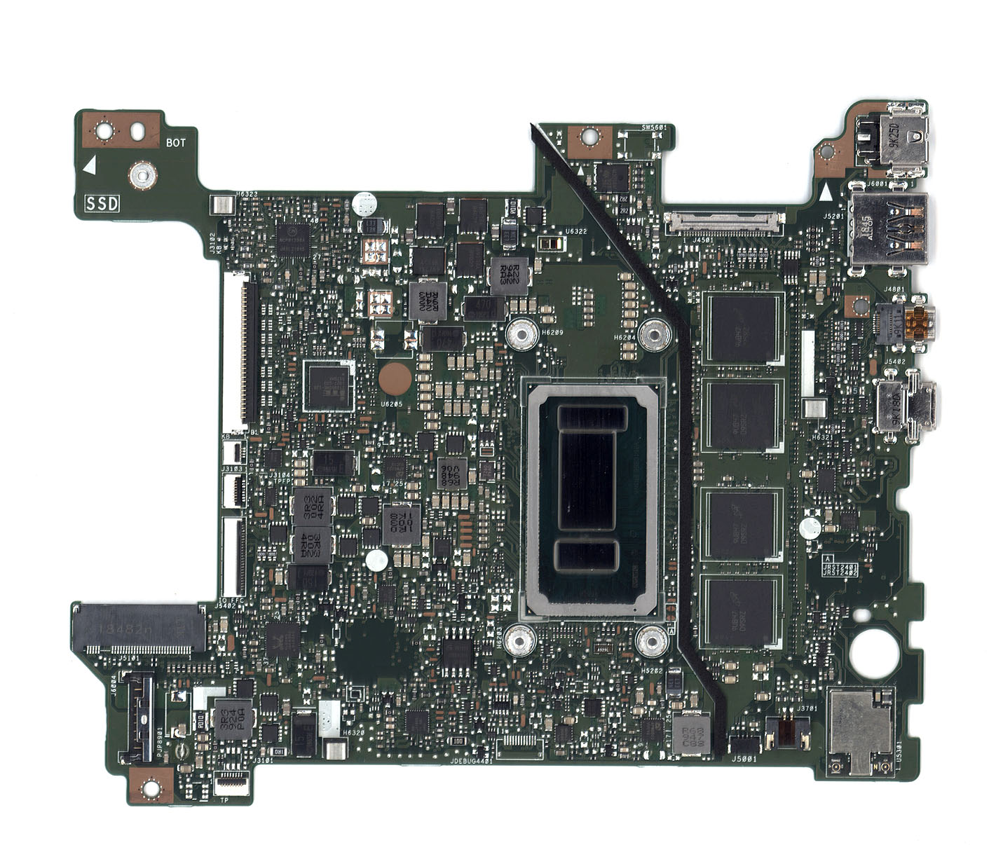 Материнская плата для Asus X406UA 4G/I3-7020U 90NB0FX0-R00082