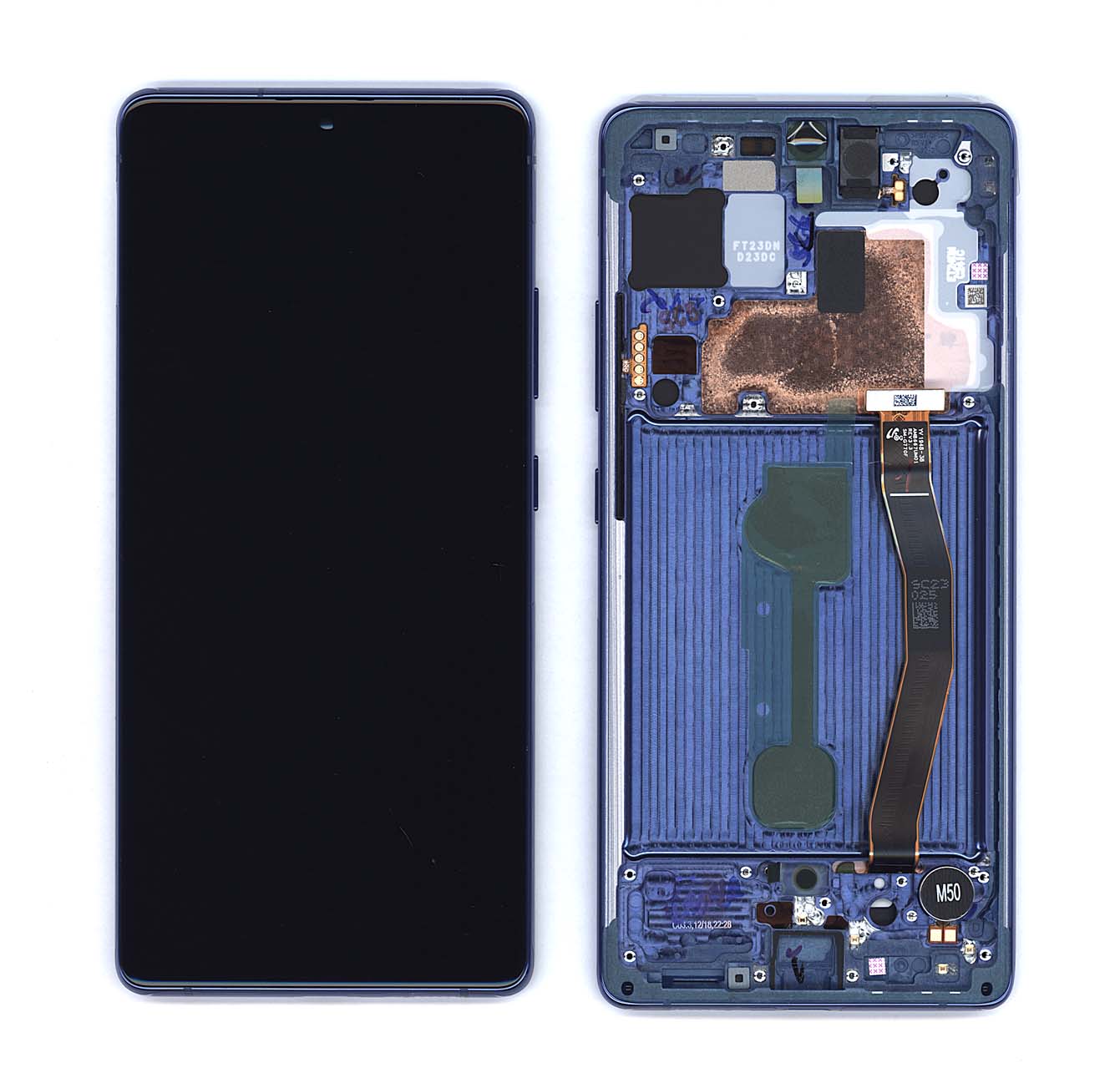 Дисплей для Samsung Galaxy S10 Lite SM-G770F/DS синий с рамкой