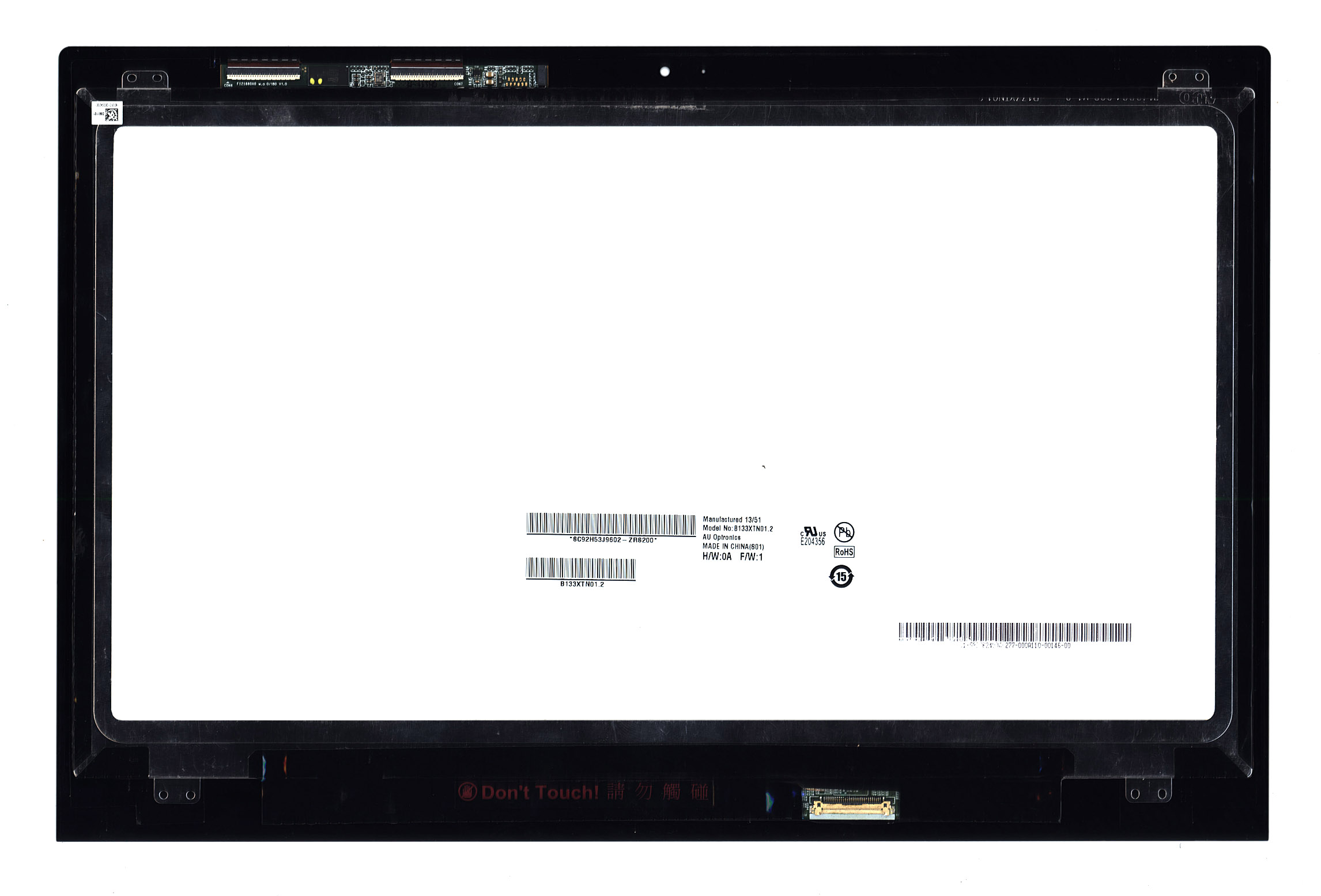 Модуль (матрица + тачскрин) для Acer Aspire R13 R7-371 черный
