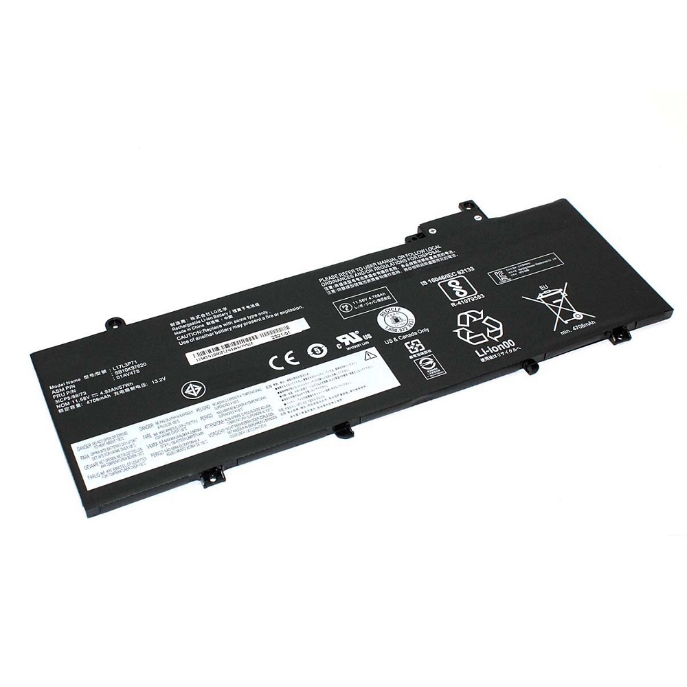 Аккумуляторная батарея для ноутбука Lenovo ThinkPad T480s (L17L3P71) 11.58V 57Wh