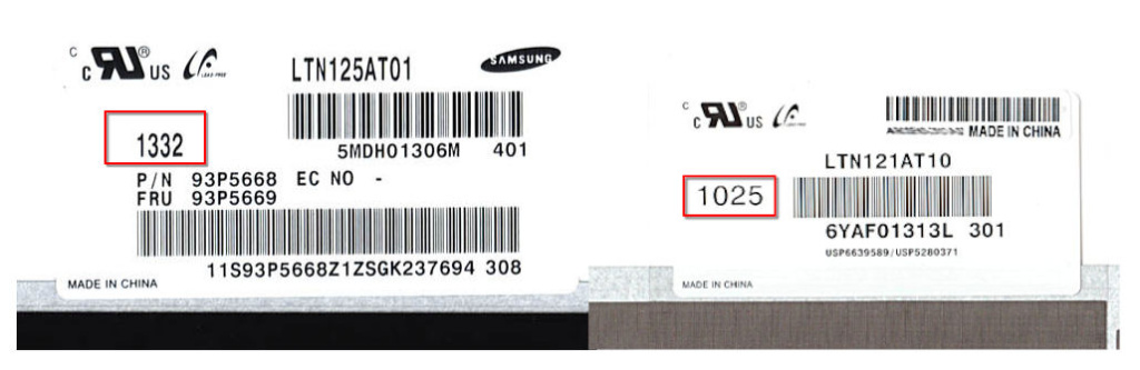 Дата производства матрицы Samsung
