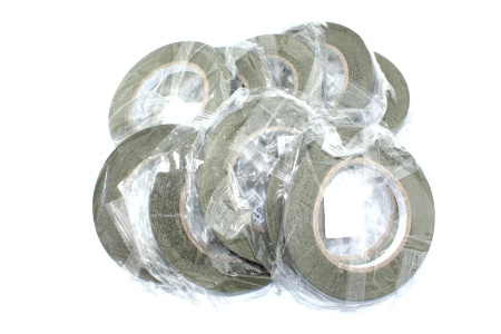 Электротехническая изоляционная ацетатная лента (тканевый скотч) 12мм, 30 м 10 шт