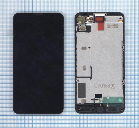 Дисплей для Nokia Lumia 630 635 черный с рамкой