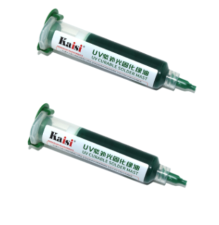 Паяльная маска Kaisi UV Green 10СС 2 шт
