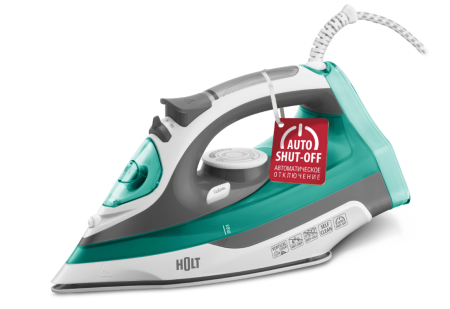Утюг HOLT HT-IR-005-900, 2600 Вт, бирюзовый