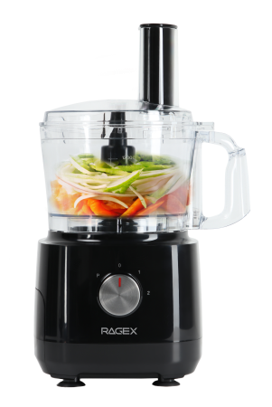 Кухонный комбайн 12 в 1 RAGEX R103-000, 1000 Вт, черный