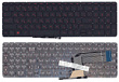 Клавиатура для ноутбука HP Pavilion 15-P 17-F черная с красной подсветкой