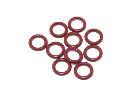 Уплотнитель сопла капучинатора 0R 0106 красный силикон 10 шт