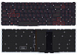Клавиатура для ноутбука Acer Nitro 5 AN517-51 черная с красной подсветкой