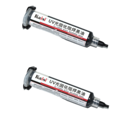 Паяльная маска Kaisi UV Black 10СС 2 шт