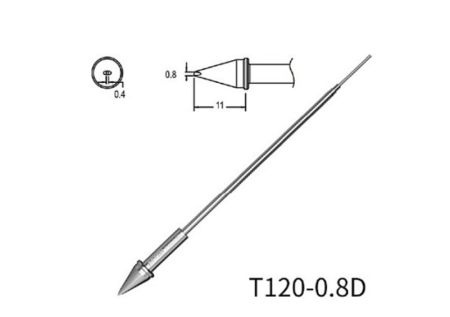 Жало ATTEN T120-0.8D для ST-1203D