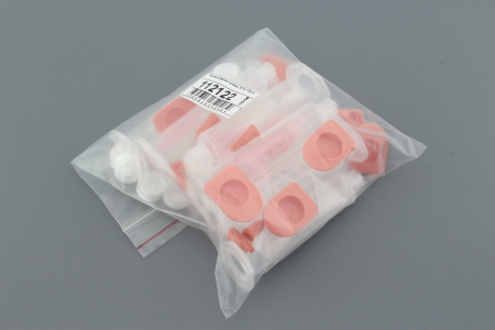 Промышленный шприц 10 мл с красной крышкой 10 шт