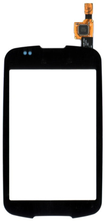 Сенсорное стекло (тачскрин) для LG Optimus One P500 черное