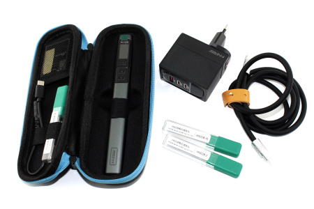 Комплект - паяльник Fnirsi HS02B + 2 наконечника + кабель кабель комплект для Fnirsi