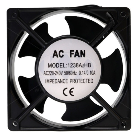 Вентилятор 120х120х38 1238A2HB 220V (ball bearing)