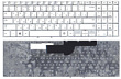 Клавиатура для ноутбука Samsung 355V5C 350V5C NP355V5C NP355V5C-A01 белая