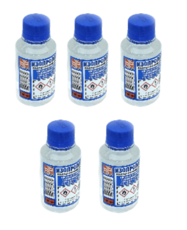 Изопропанол, бутылка ПЭТ - 0,1л 5 шт
