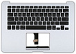 Топкейс для MacBook Air A1466 2012 серый