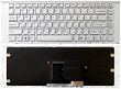 Клавиатура для ноутбука Sony Vaio VPC-EA белая c белой рамкой
