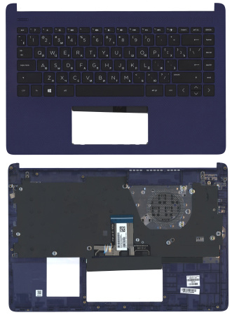 Топкейс для HP 14S-DQ 14S-FQ синий