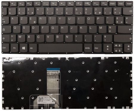Клавиатура для ноутбука Lenovo Yoga 330-11IGM черная