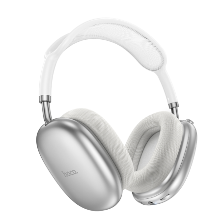 Наушники HOCO W55 Pleasing полноразмерные, беспроводные, Bluetooth 5.4, серебристый