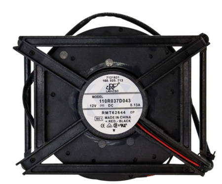 Вентилятор Indesit C00293764, 110R037D043 12V 0.13A (крепление 90х130мм)