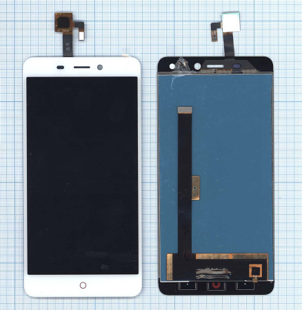 Дисплей для ZTE Nubia N1 белый