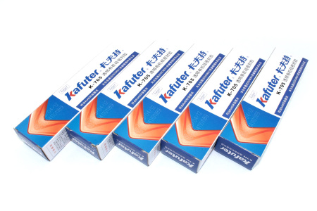 Клей-герметик силиконовый Kafuter K-705 прозрачный 45 грамм 5 шт