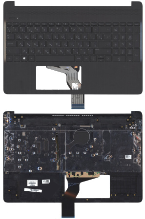 Топкейс для HP 15S-EQ 15S-FQ черный