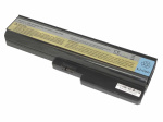 Аккумуляторная батарея для ноутбука Lenovo IdeaPad G430 G450 (L06L6Y02) 11.1V 5200mAh OEM черная